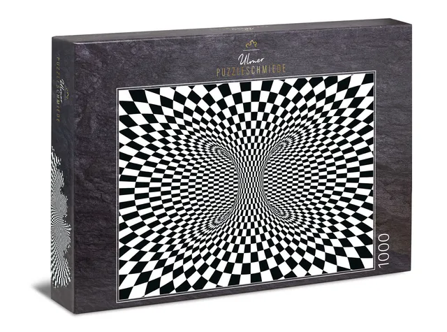 ulmer-puzzleschmiede-puzzle-1000-teile-hirnwurm-schwarz-wei image 1