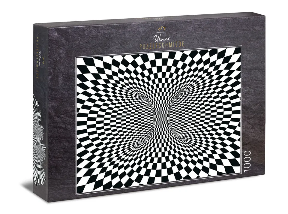 ulmer-puzzleschmiede-puzzle-1000-teile-hirnwurm-schwarz-wei image 1