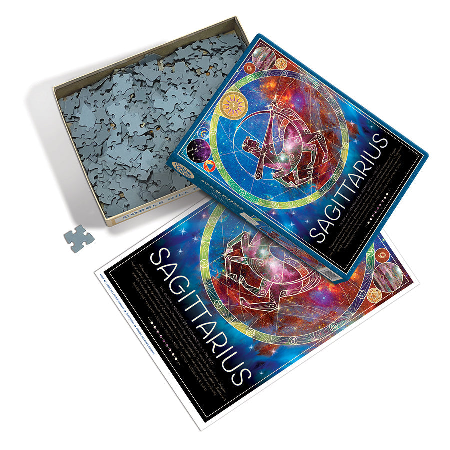 cobble-hill-500-piece-sagittarius-puzzle-500-teile-sternzeichen image 3