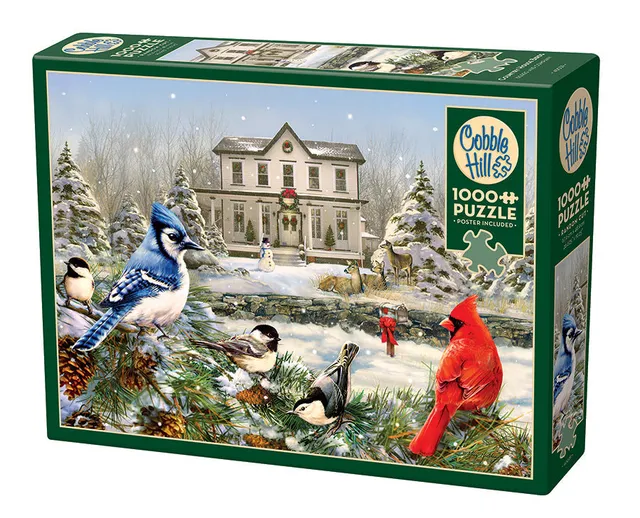cobble-hill-1000-piece-country-house-birds-puzzle-1000-teile-v-gel image 1