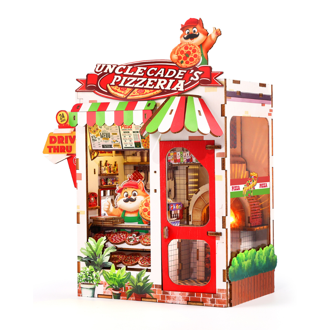 kaayee-uncle-cade-s-pizzeria-book-nook-kit-miniatur image 1