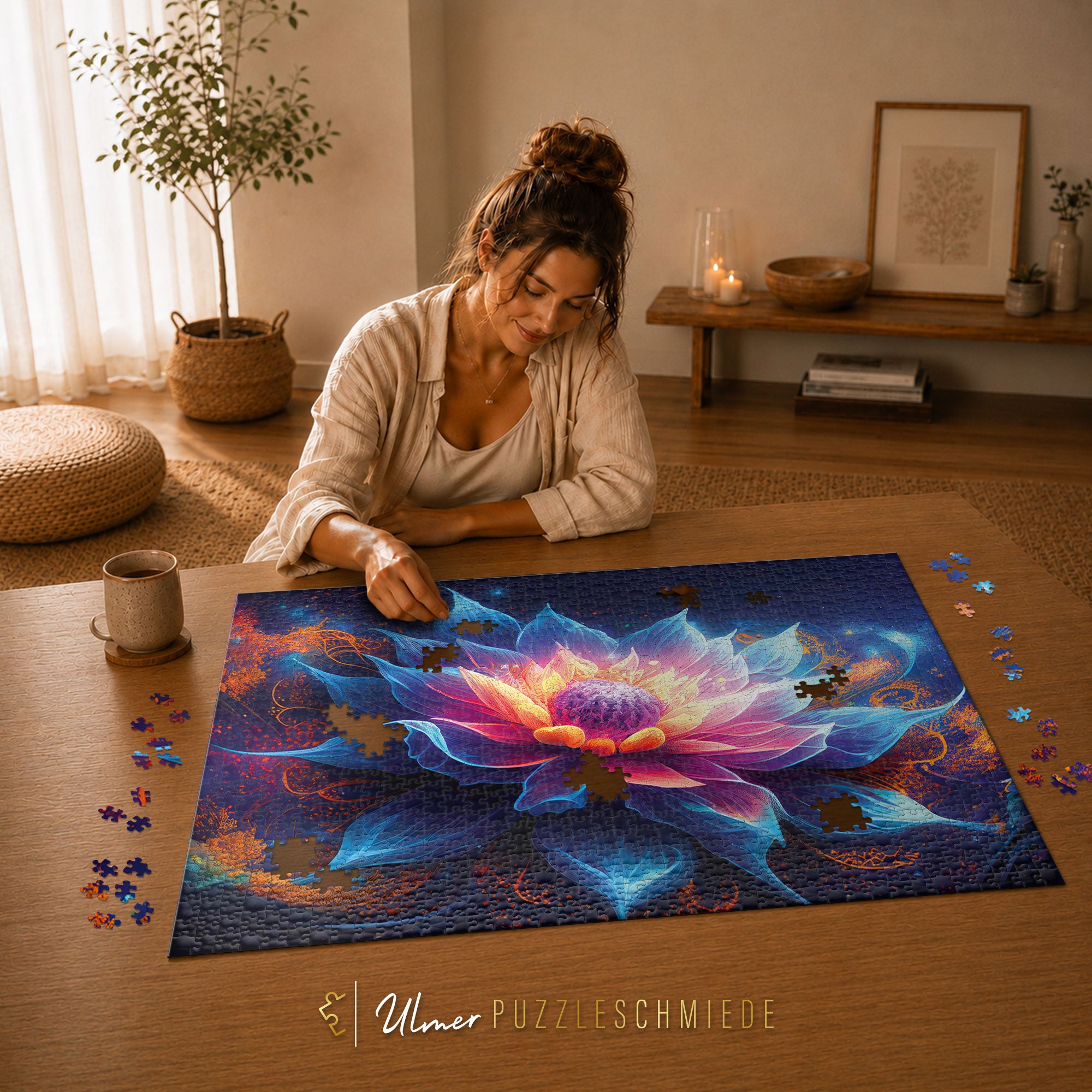 ulmer-puzzleschmiede-puzzle-2000-teile-lotus-nova-fantasy-puzzle image 4