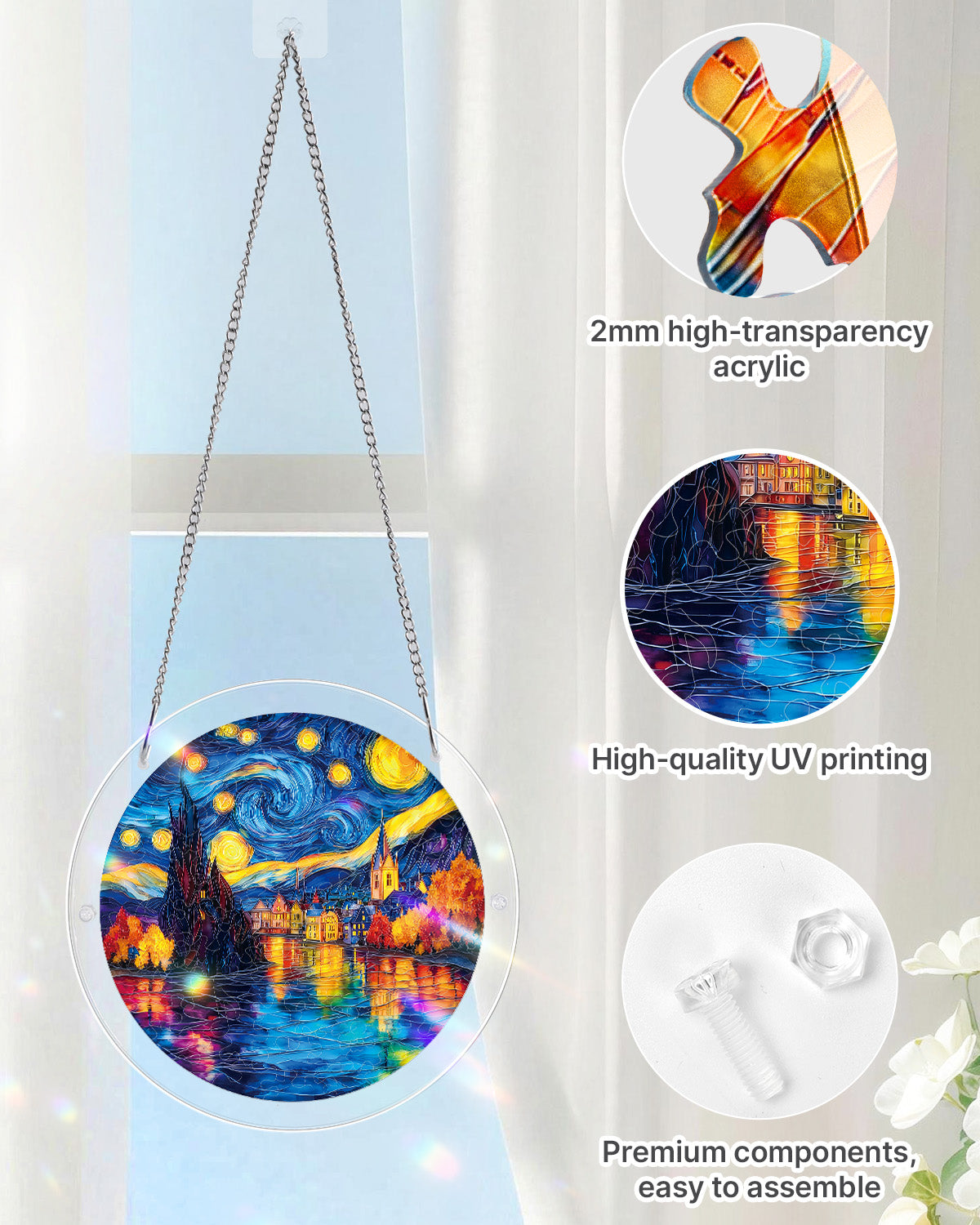 kaayee-suncatcher-puzzle-starlit-village-acrylpuzzle-small image 4