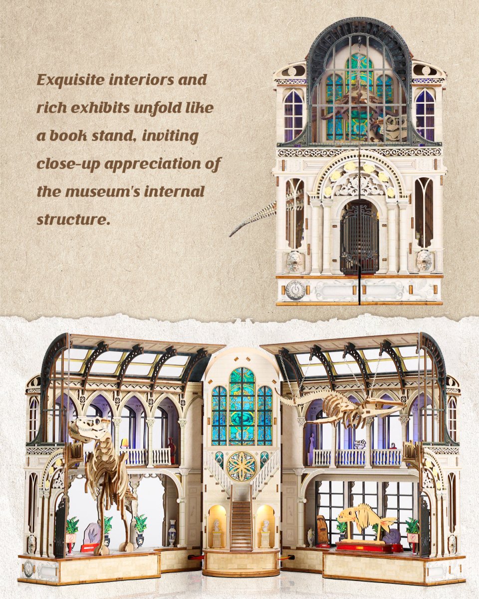 kaayee-book-nook-kit-zoological-museum-miniatur-diy-regal image 6