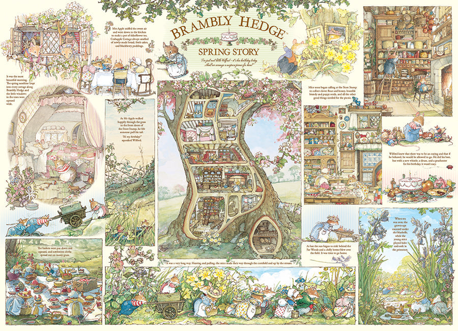 cobble-hill-brambly-hedge-spring-story-1000-teile-puzzle image 2