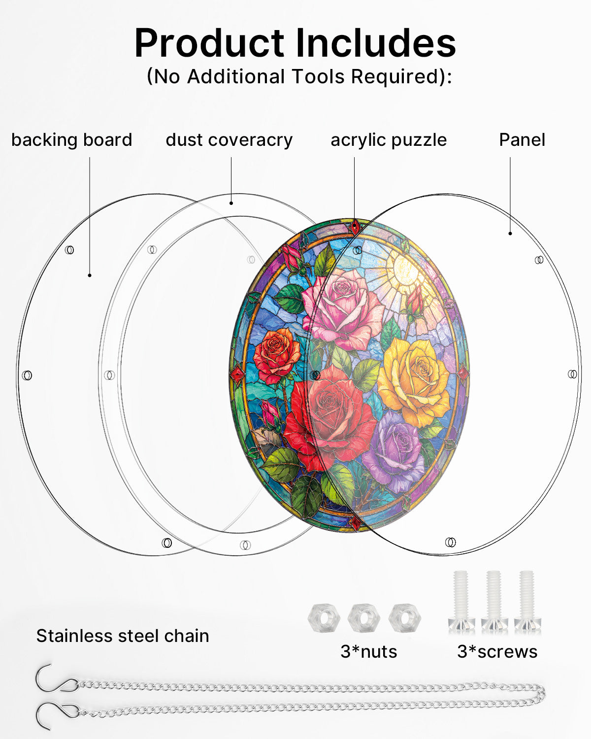 kaayee-suncatcher-puzzle-rose-garden-sonnenf-nger-medium image 6