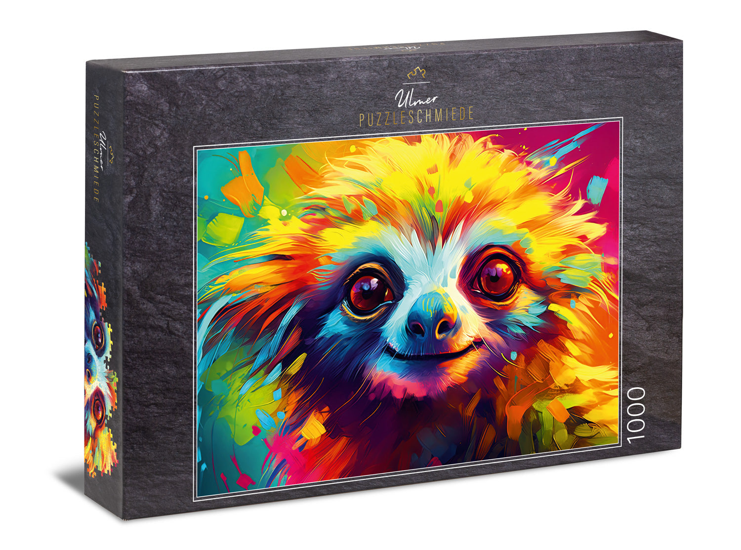 ulmer-puzzleschmiede-puzzle-1000-teile-happy-monkey-affe-2 image 1