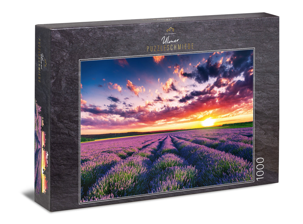 ulmer-puzzleschmiede-lavender-flowers-puzzle-1000-teile-provence image 1