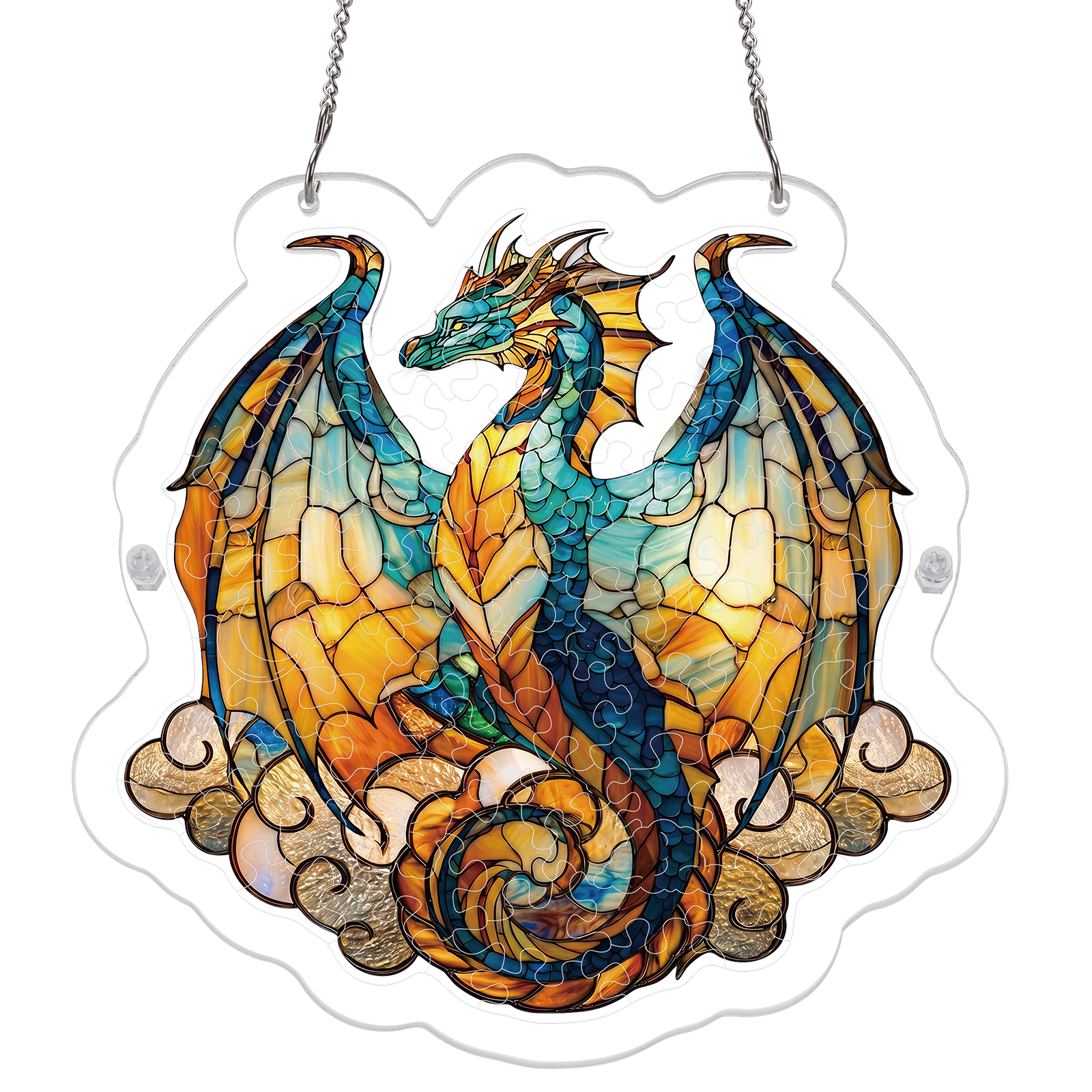 kaayee-suncatcher-puzzle-oceanfire-dragon-fensterbild-medium image 7