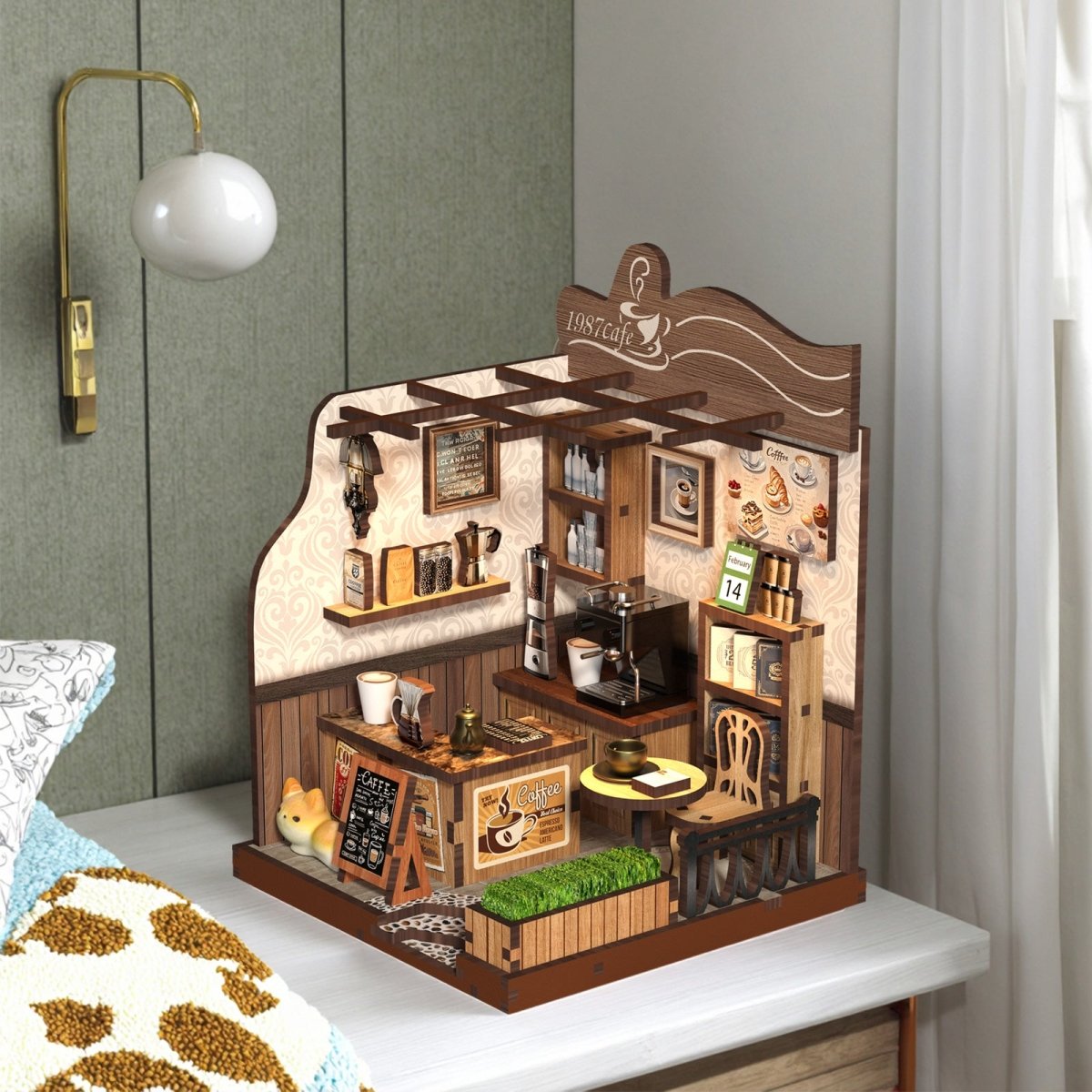 kaayee-miniature-house-rural-coffee-shop-miniaturhaus-caf-bausatz image 5