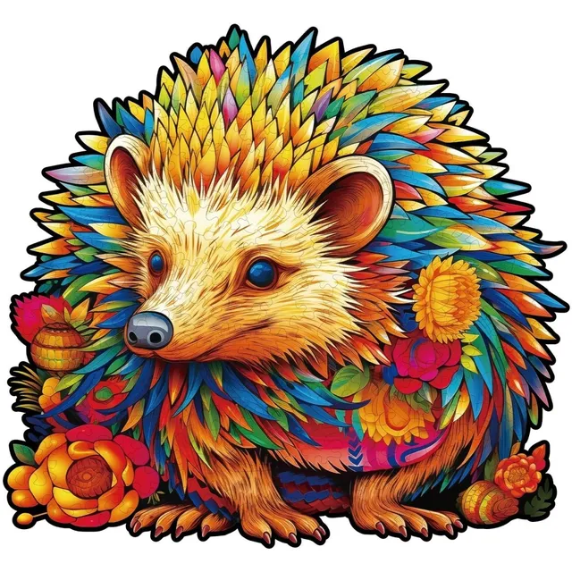 kaayee-smart-hedgehog-holzpuzzle-medium-tiermotiv image 1