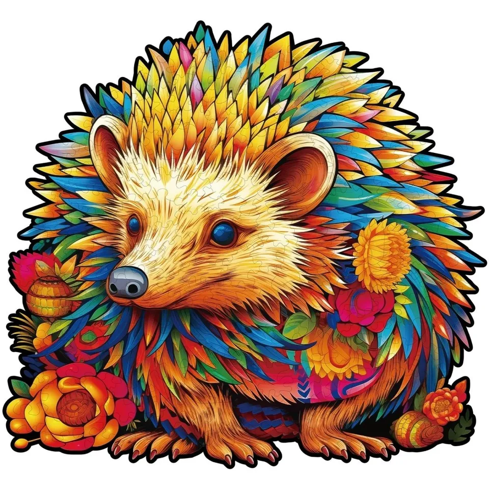 kaayee-smart-hedgehog-holzpuzzle-medium-tiermotiv image 1