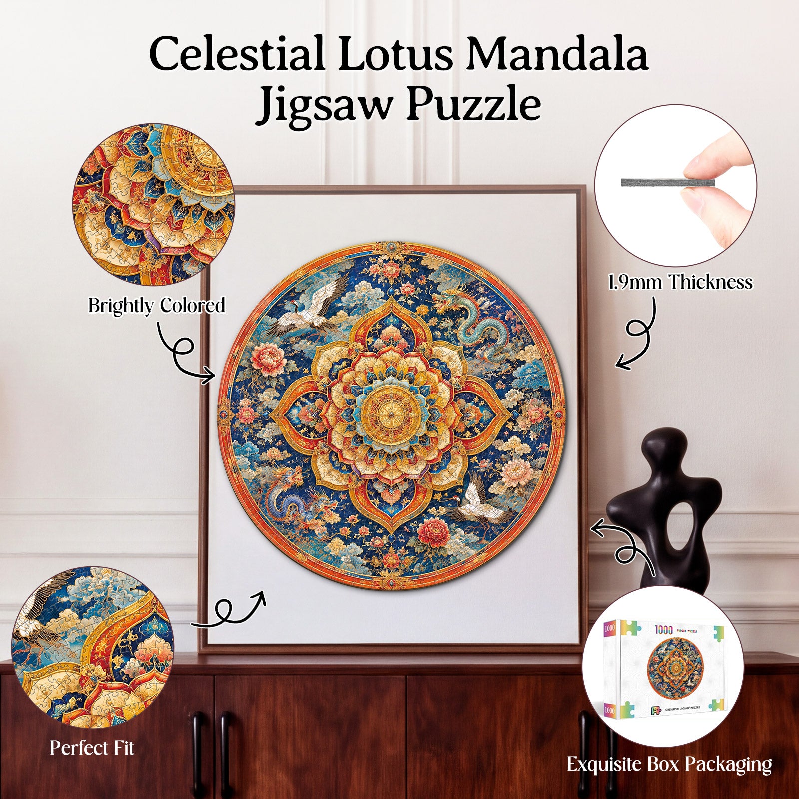 kaayee-celestial-lotus-mandala-puzzle-1000-teile-eco-white image 3
