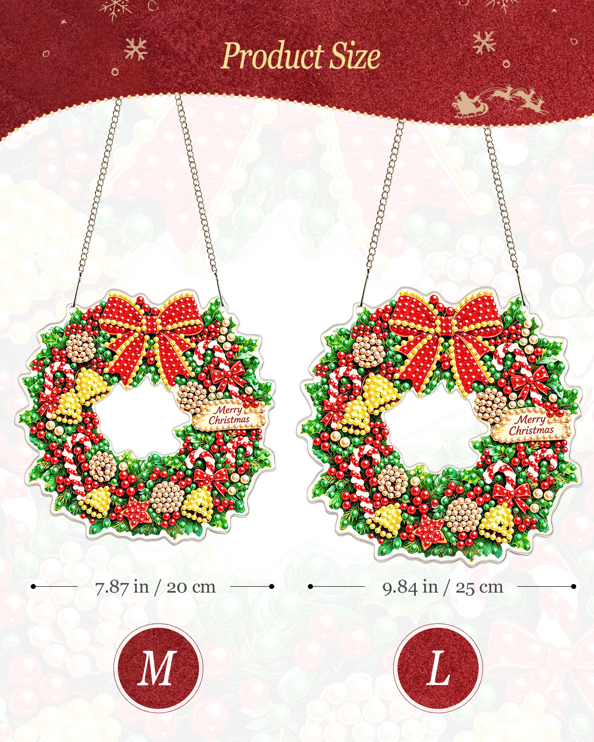kaayee-suncatcher-christmas-wreath-bastelset-20-cm-kranz image 4