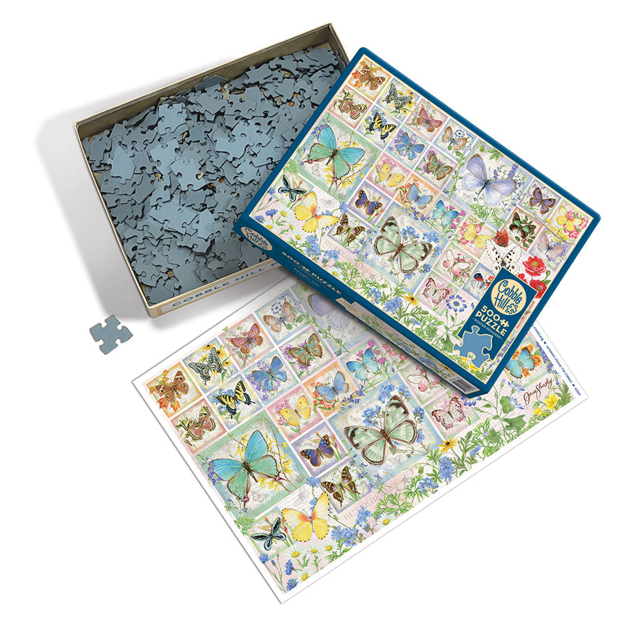 cobble-hill-500-butterfly-tiles-puzzle-500-teile-schmetterling image 3