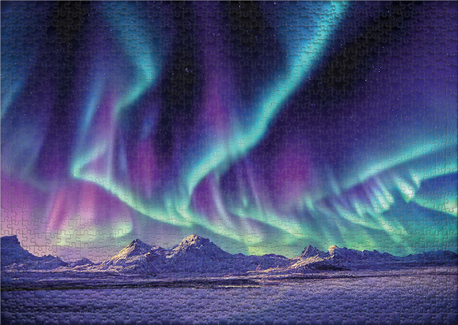 ulmer-puzzleschmiede-puzzle-1000-teile-jenseits-der-nacht-polarlicht image 2