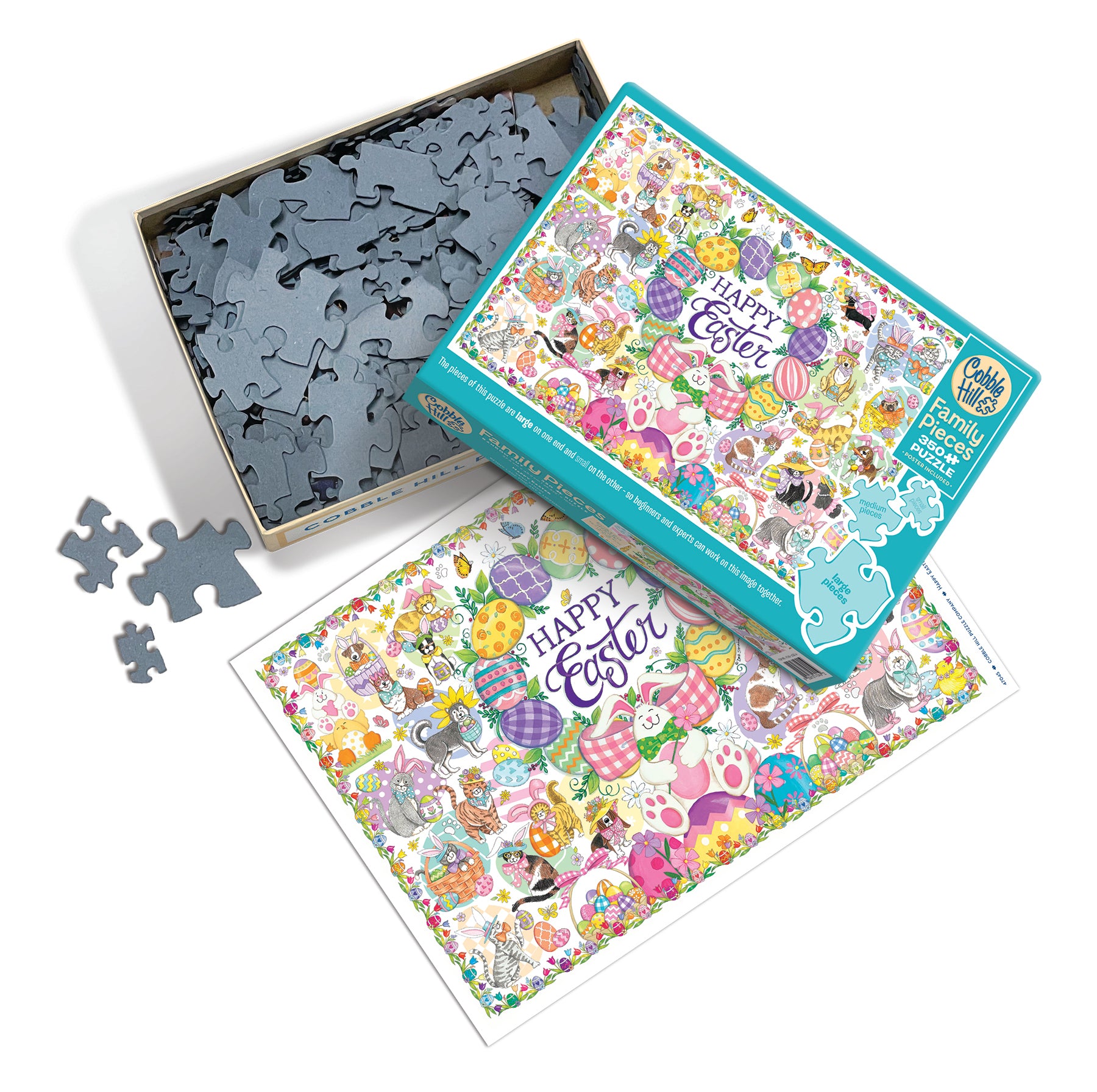cobble-hill-family-pieces-350-happy-easter-puzzle-ostern-350-teile image 3