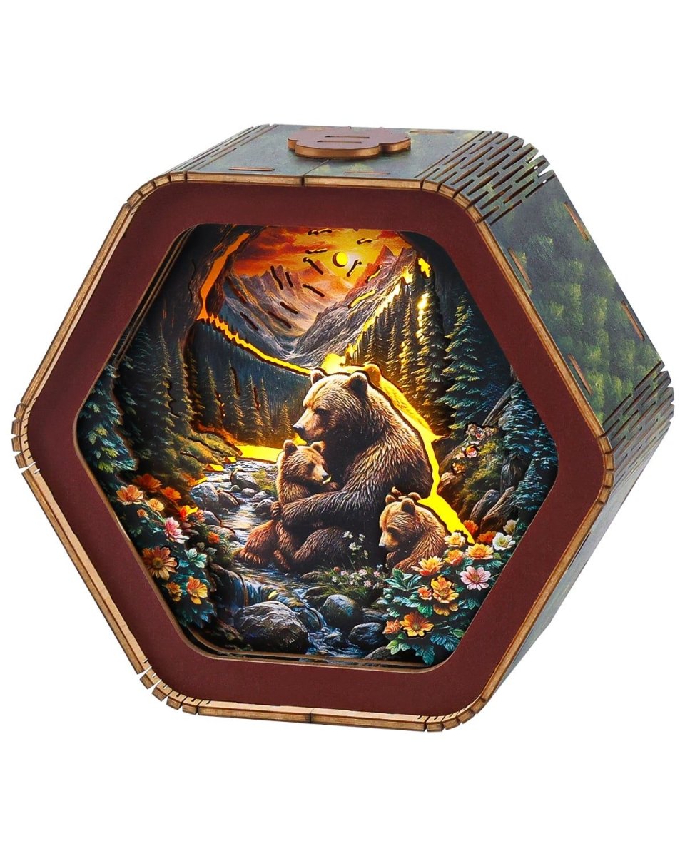 kaayee-bear-hug-nachtlicht-holz-3d-puzzle-b-r image 1