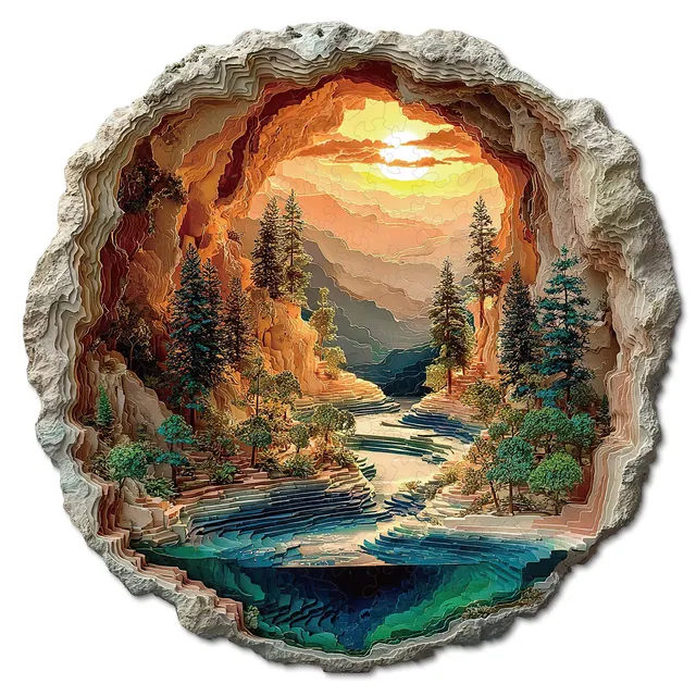 kaayee-wooden-puzzle-hidden-valley-holzpuzzle-medium-natur image 1