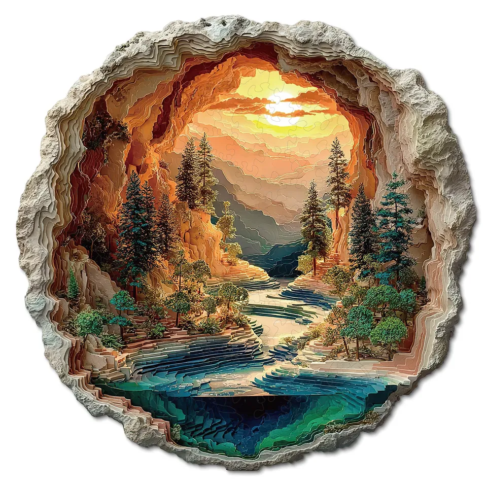 kaayee-wooden-puzzle-hidden-valley-holzpuzzle-medium-natur image 1