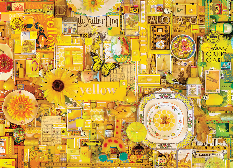 cobble-hill-yellow-1000-teile-puzzle-collage-gelb image 2
