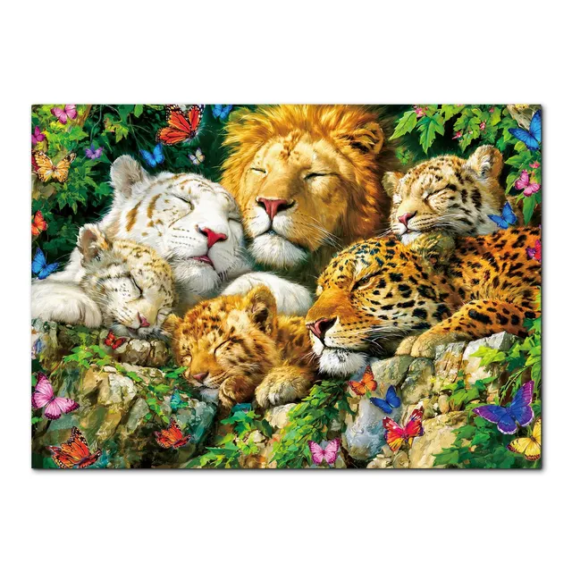 kaayee-sweet-dreams-in-the-jungle-puzzle-1000-teile-eco image 1