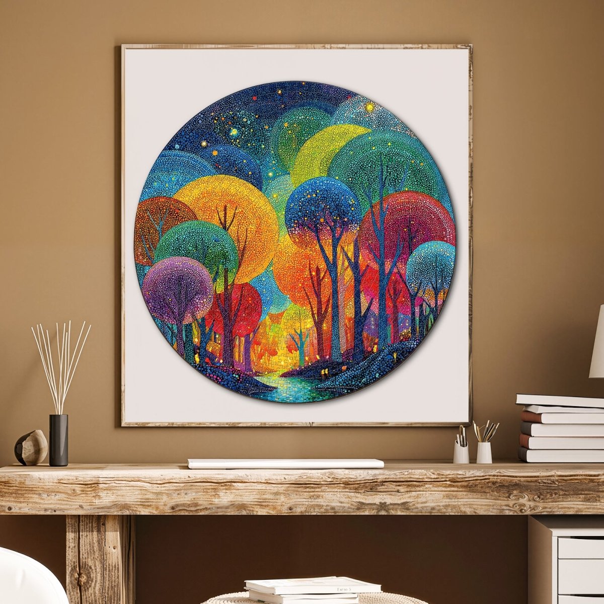 kaayee-cardboard-polka-dot-tree-puzzle-1000-teile-rund image 5