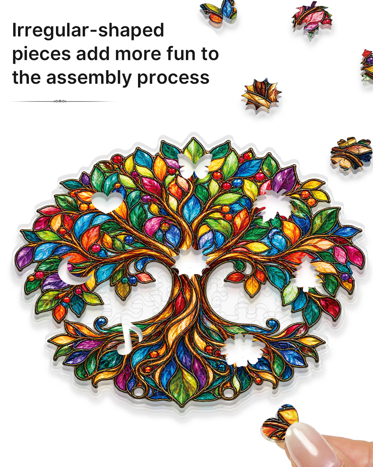 kaayee-wind-chime-tree-of-life-windspiel-small-bunt-18-cm image 2