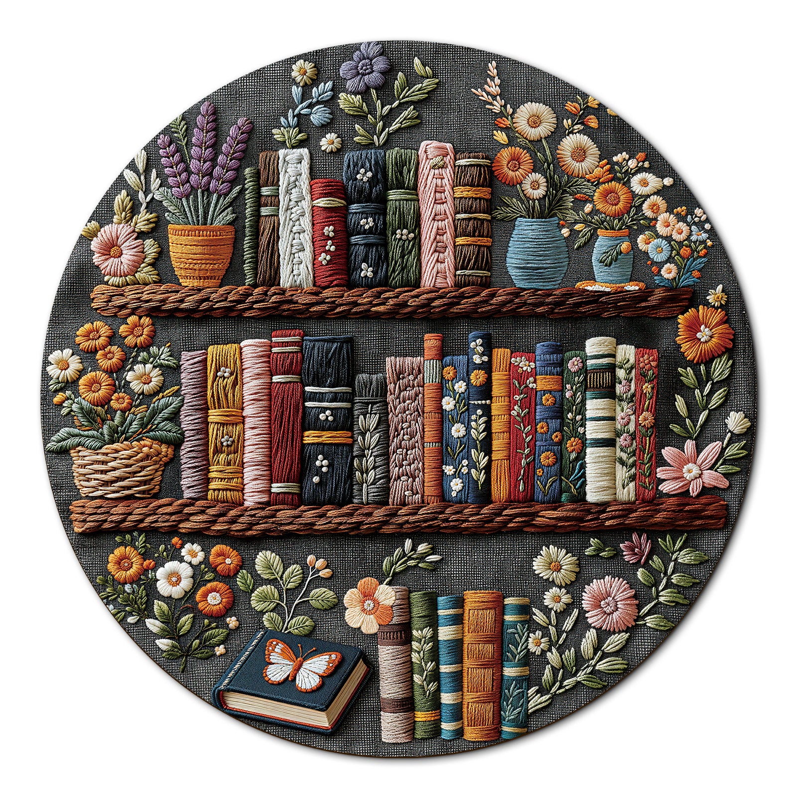 kaayee-floral-bookshelf-1000-teile-puzzle-standard-edition-blumen image 1