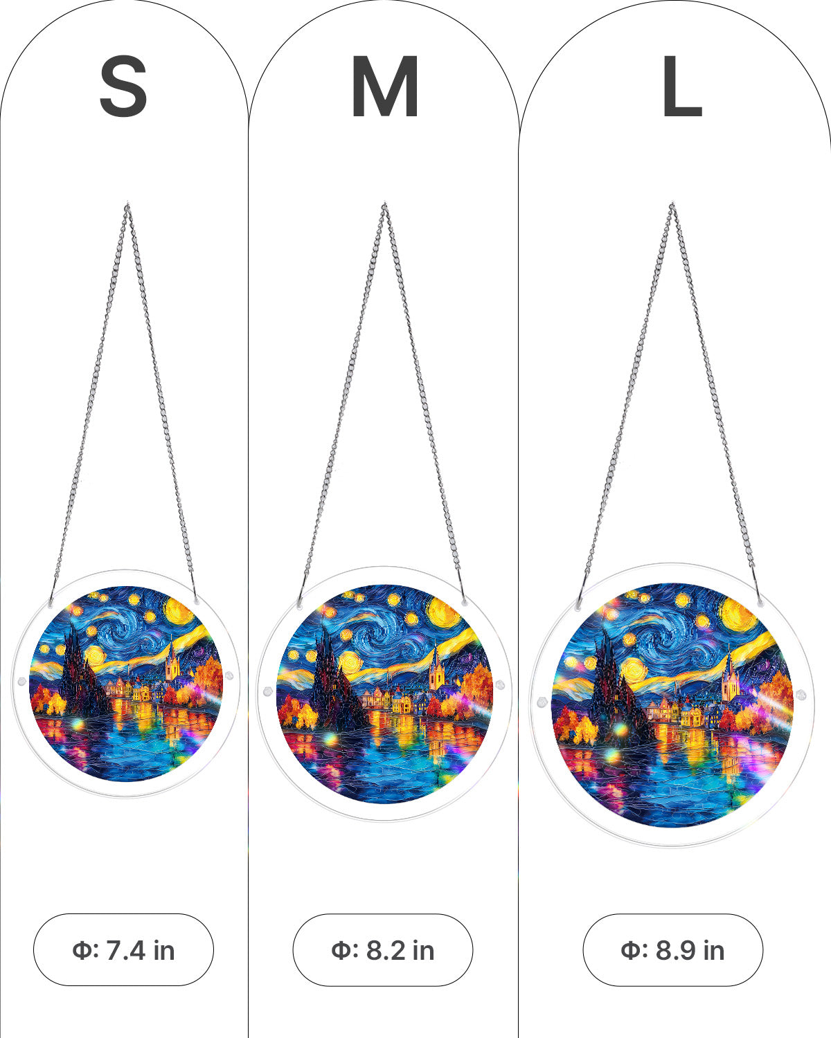 kaayee-suncatcher-puzzle-starlit-village-acrylpuzzle-small image 5