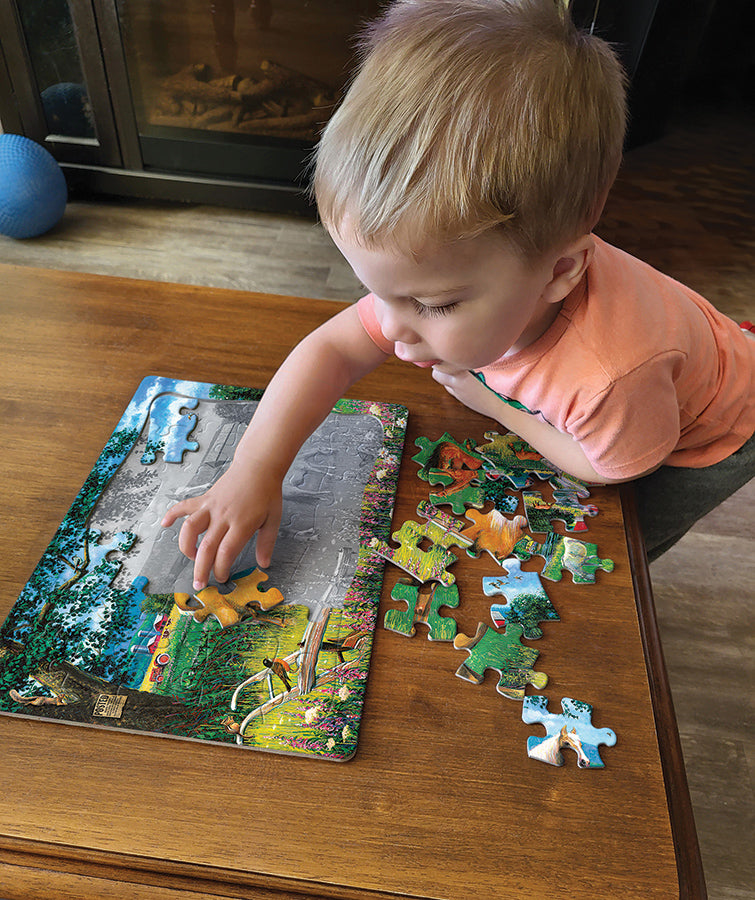cobble-hill-tray-puzzles-horses-in-the-field-puzzle-35-teile-pferde image 2