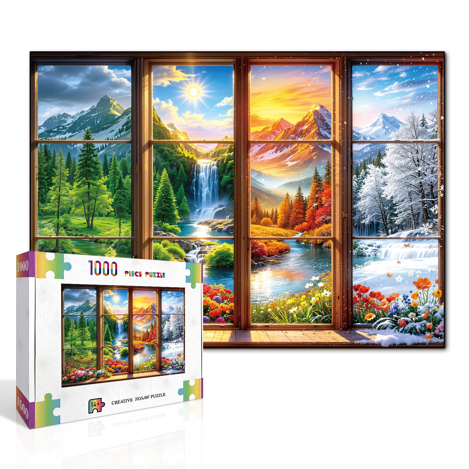 kaayee-seasons-outside-window-1000-teile-puzzle-standard-edition image 2