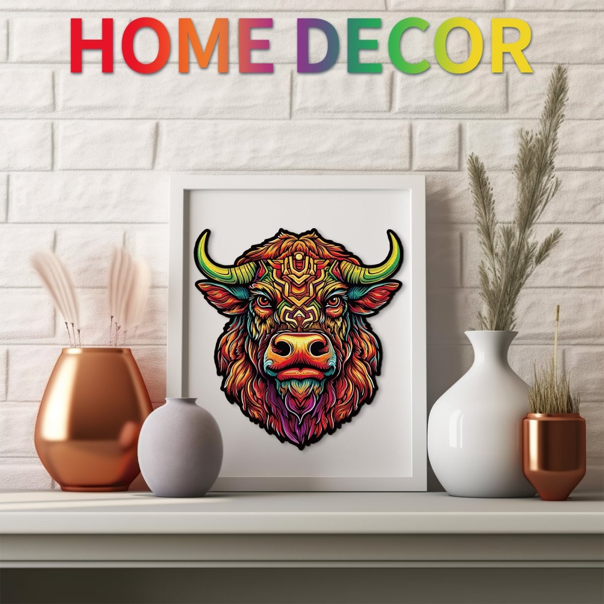 kaayee-wooden-puzzle-angry-bull-holzpuzzle-medium-stier image 7
