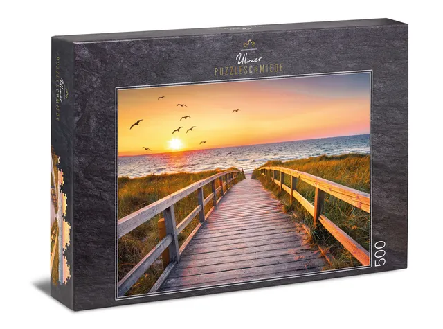 ulmer-puzzleschmiede-puzzle-500-teile-abendstunde-auf-sylt-meer image 1