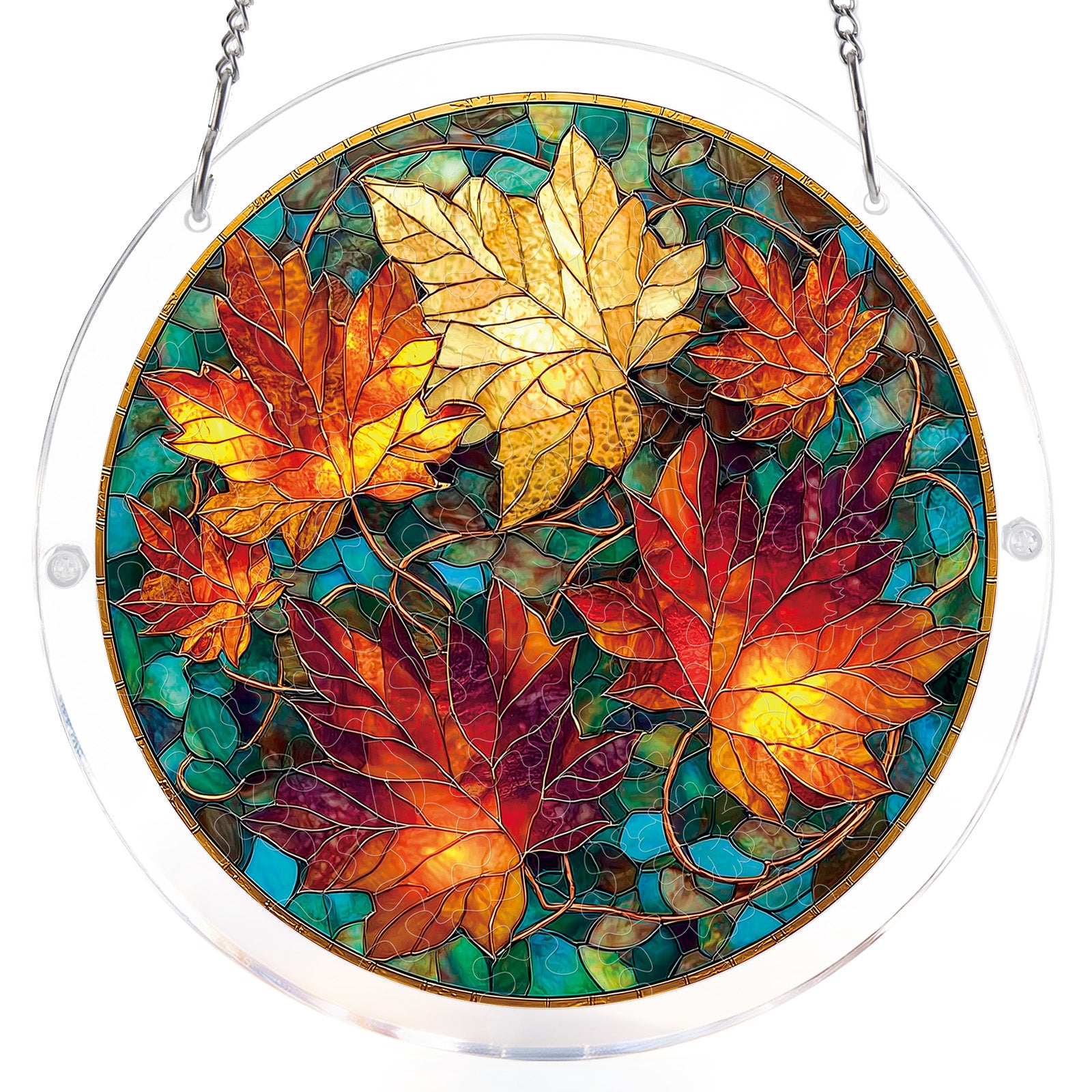 kaayee-suncatcher-puzzle-golden-maple-small-acrylbild-herbst image 7