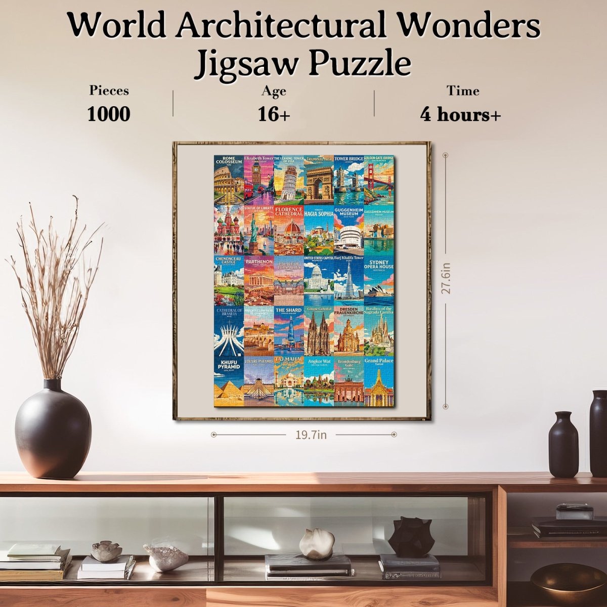 kaayee-cardboard-puzzle-world-architectural-wonders-1000-teile image 5