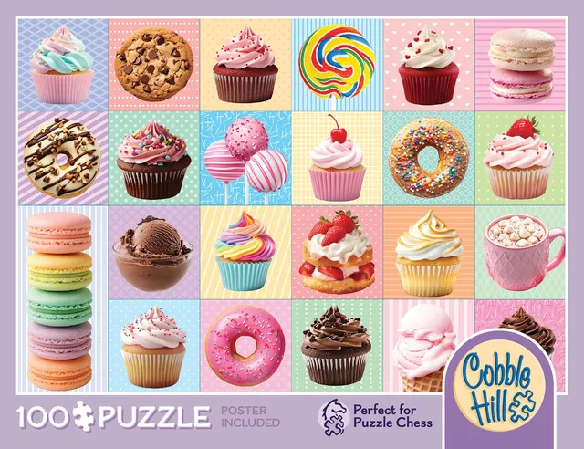 cobble-hill-100-piece-yum-yums-puzzle-100-teile-s-igkeiten image 1
