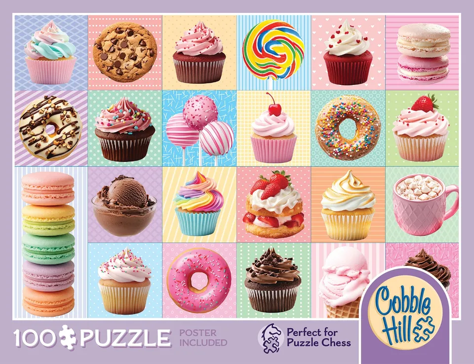 cobble-hill-100-piece-yum-yums-puzzle-100-teile-s-igkeiten image 1