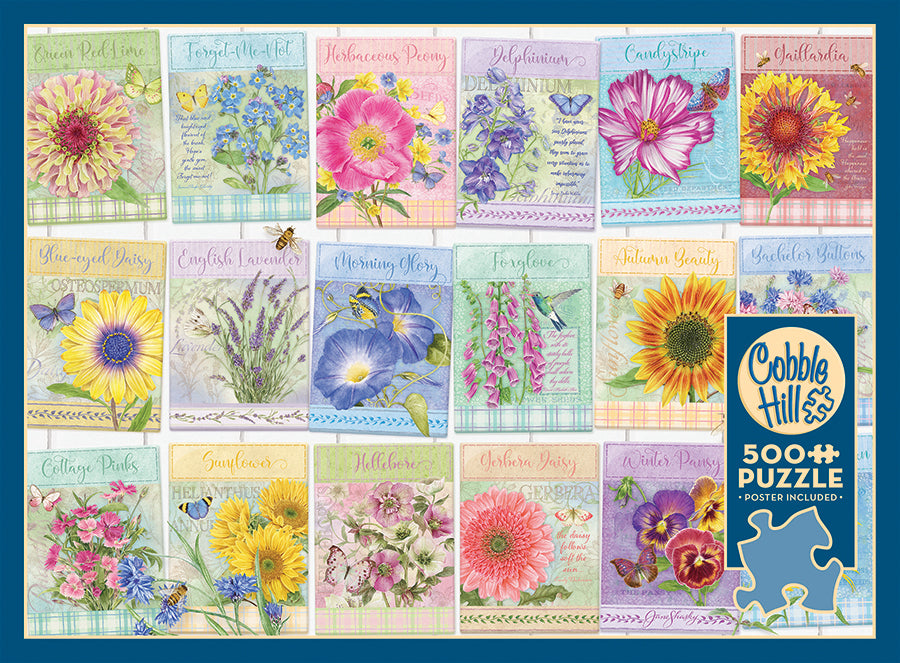 cobble-hill-seed-packets-puzzle-500-teile-blumen-collage image 5