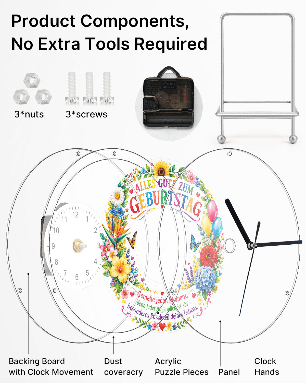 kaayee-clock-kit-geburtstag-diy-puzzle-uhr-regular-size image 6