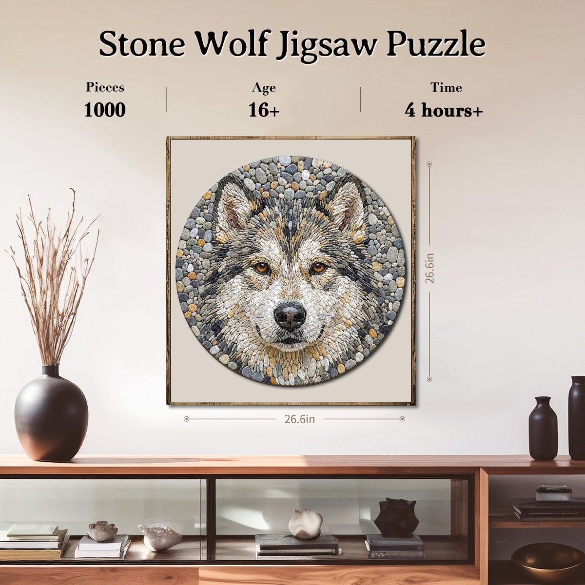 kaayee-stone-wolf-kartonpuzzle-1000-teile-eco-white-board image 6