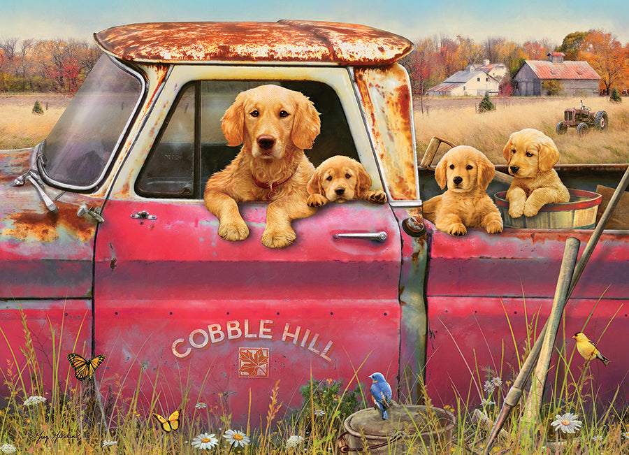 cobble-hill-1000-piece-cobble-hill-farm-puzzle-welpen image 2