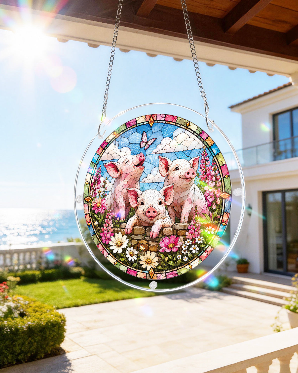 kaayee-suncatcher-meadow-piglets-acryl-fensterbild-medium image 8