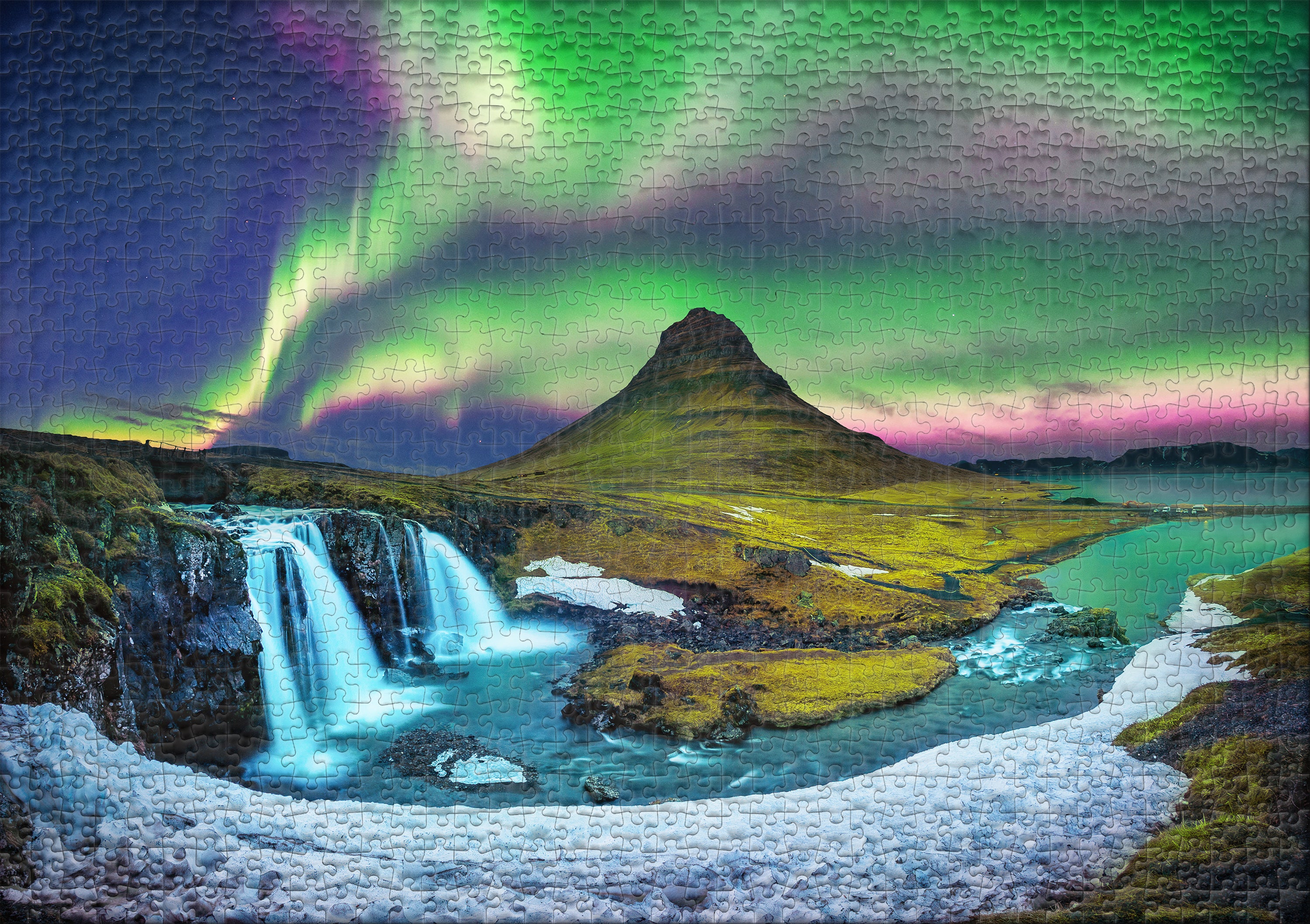 ulmer-puzzleschmiede-berg-licht-kirkjufell-puzzle-1000-teile-island image 2
