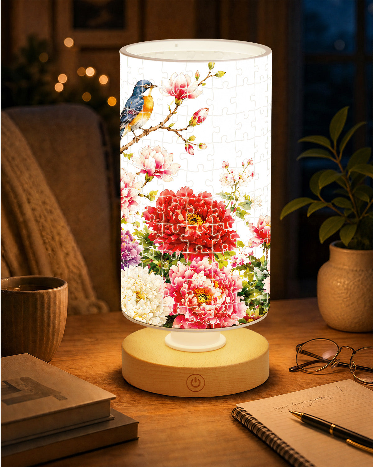 kaayee-blooming-prosperity-acryl-puzzle-nachtlicht-zylindrisch image 3