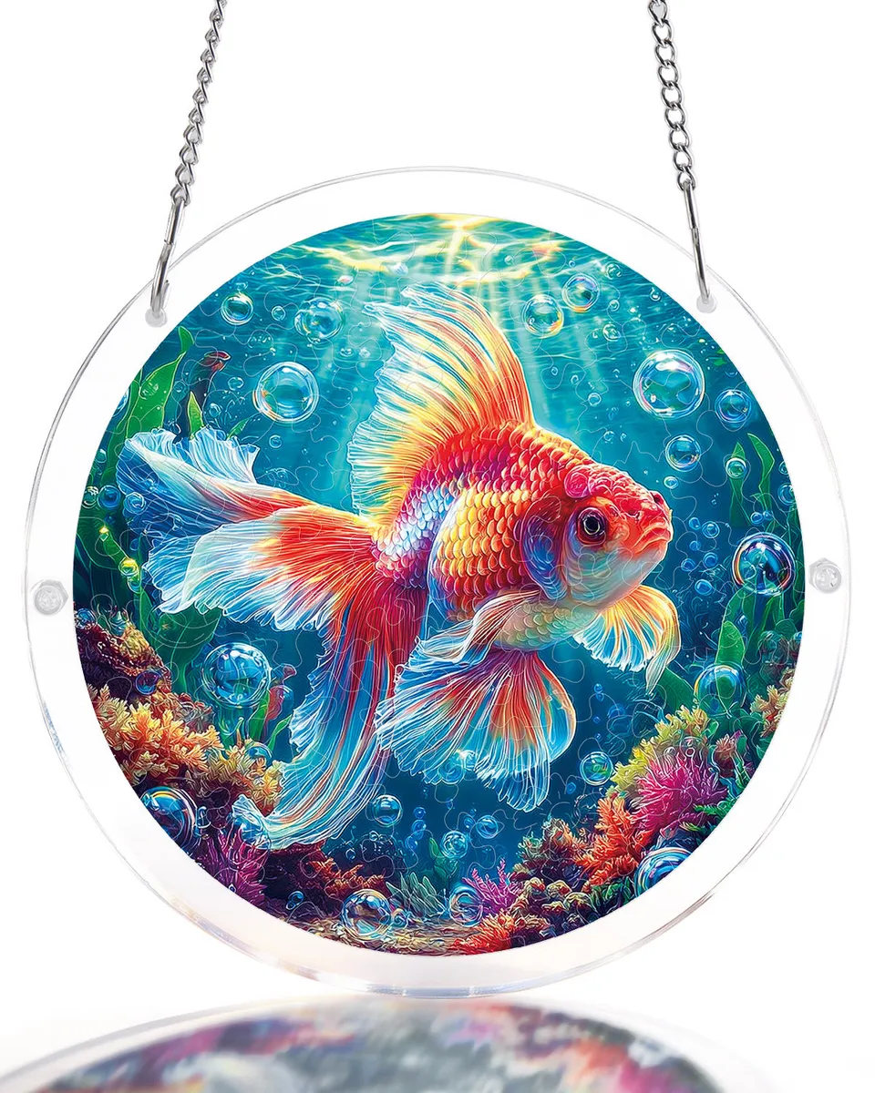 kaayee-starflame-goldfish-suncatcher-medium-gold image 1