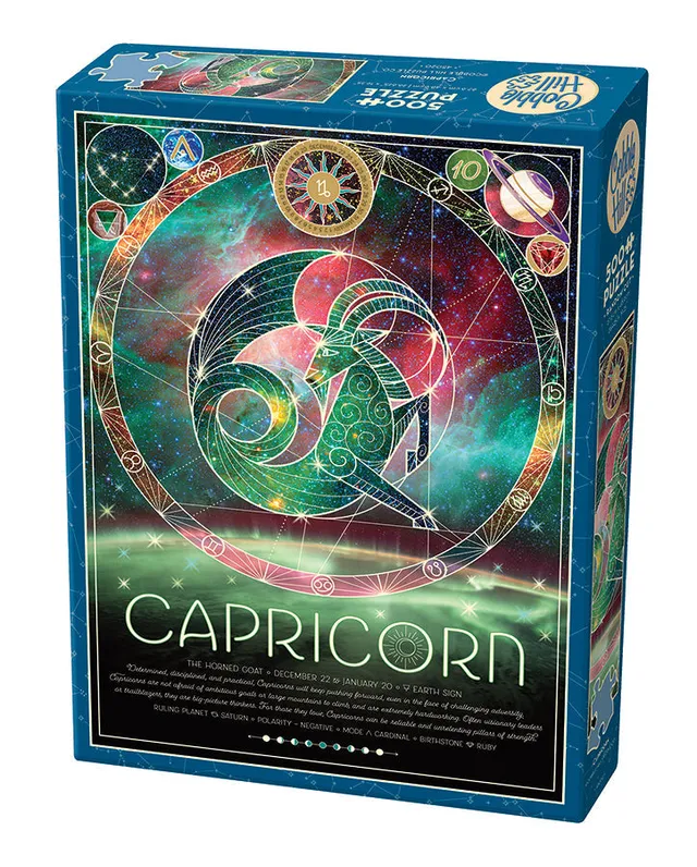 cobble-hill-500-piece-capricorn-puzzle-500-teile-sternzeichen image 1