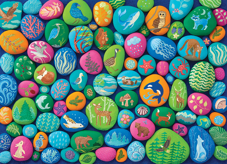 cobble-hill-northwest-stones-1000-teile-puzzle-steine-collage image 2