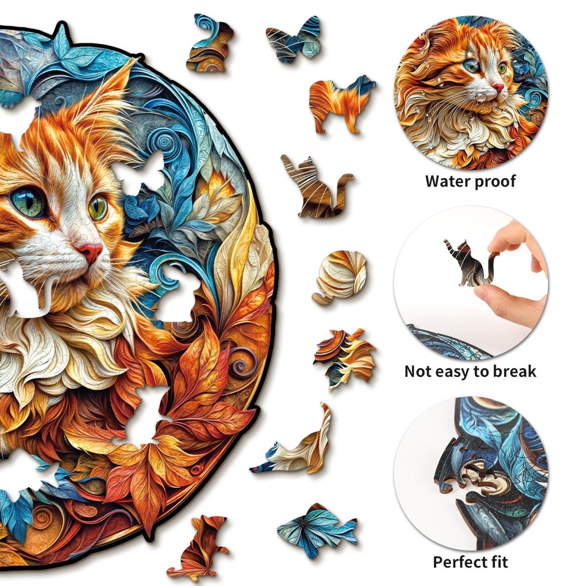 kaayee-wooden-curious-kitten-holzpuzzle-small-katze-herbst image 2