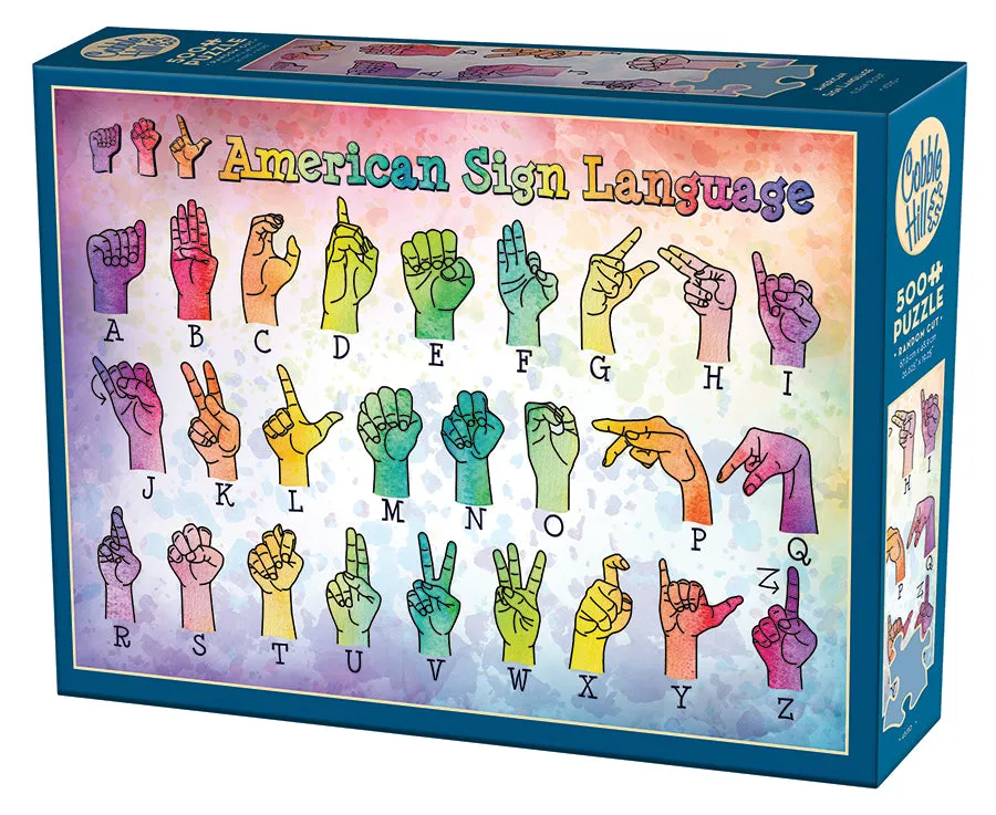 cobble-hill-500-piece-american-sign-language-puzzle-500teile image 1